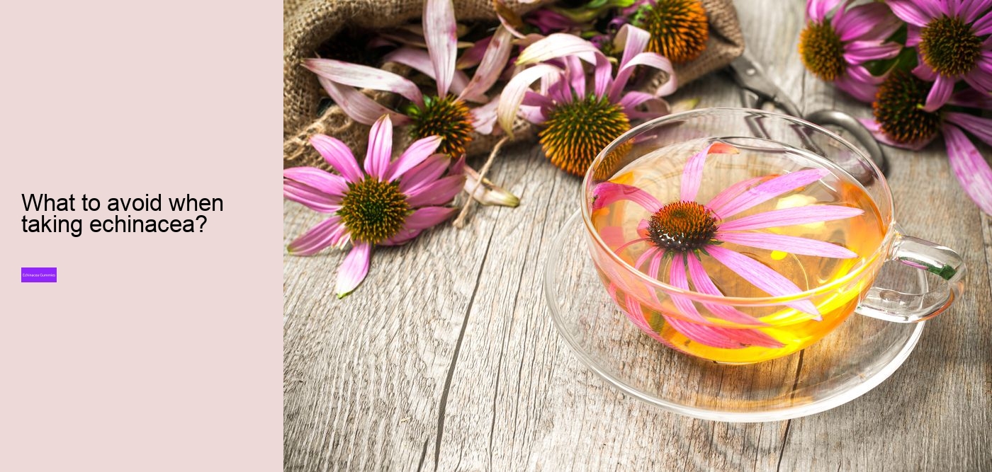 are there echinacea in gummies