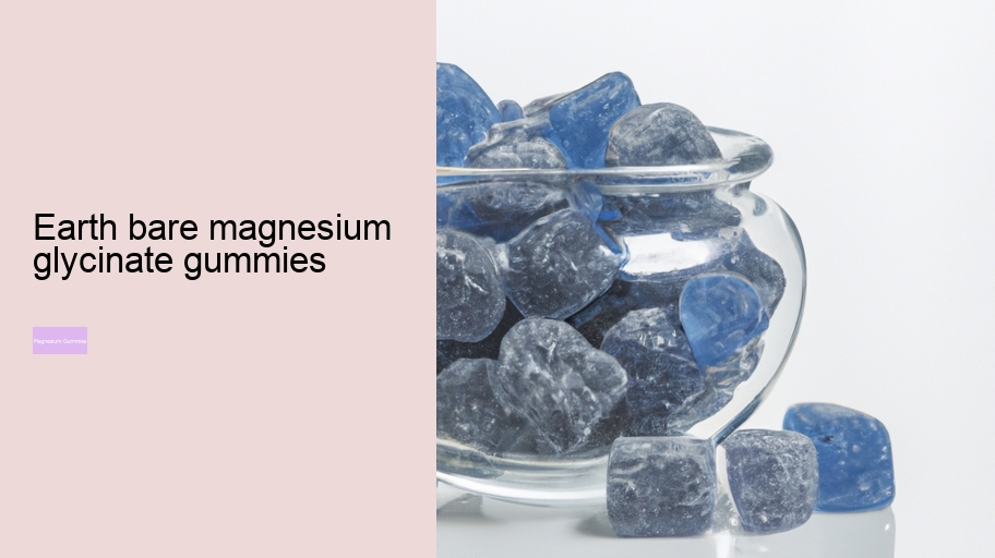 earth bare magnesium glycinate gummies