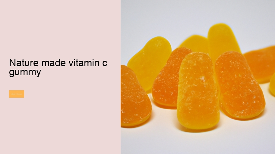 nature made vitamin c gummy