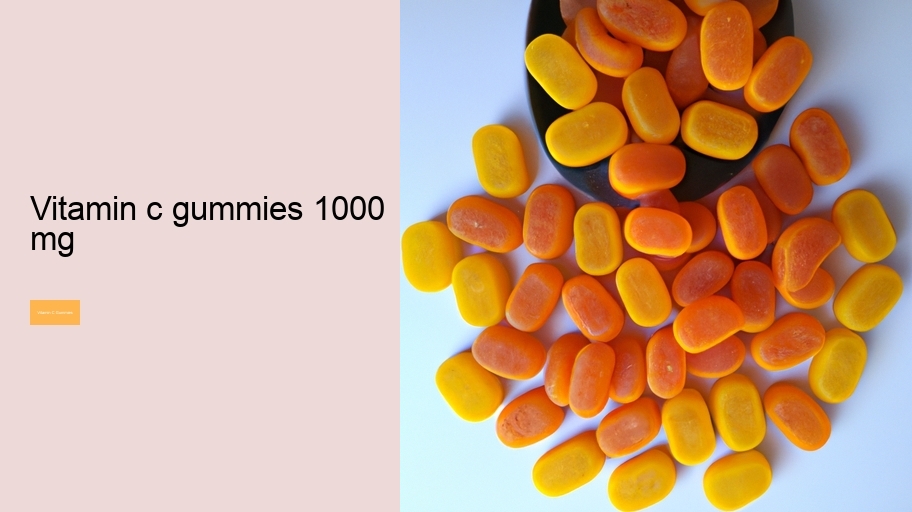 vitamin c gummies 1000 mg