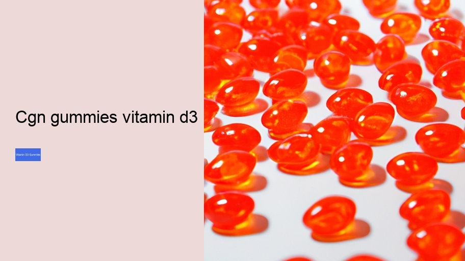 cgn gummies vitamin d3