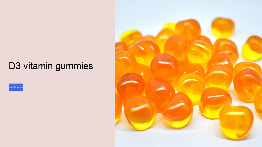 d3 vitamin gummies