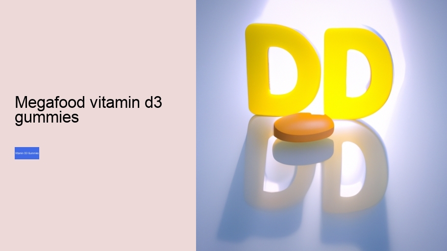 megafood vitamin d3 gummies